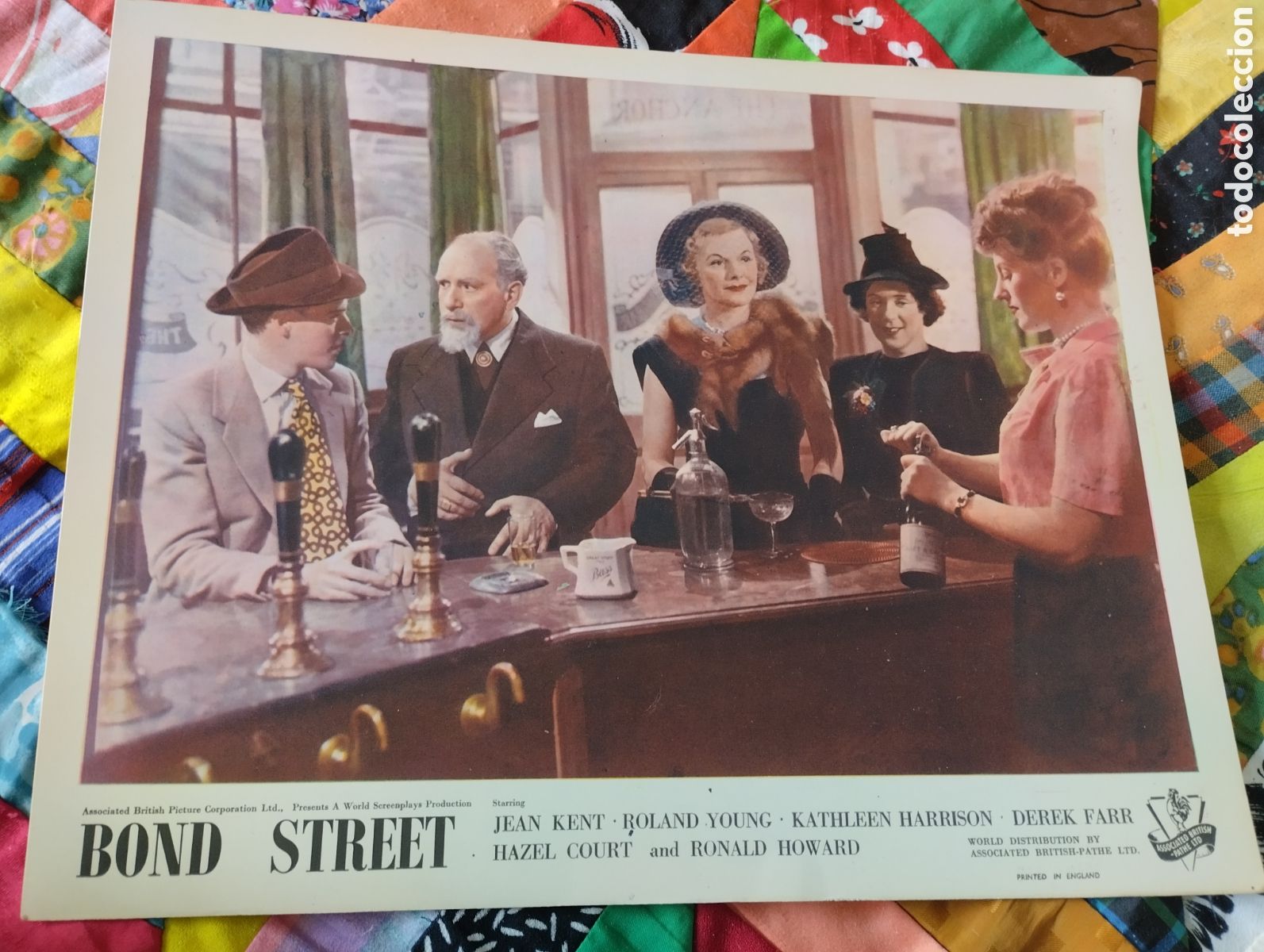 Cinema: 8 LOBBY CARDS DE REINO UNIDO 35 X 28 - BOND STREET 1948