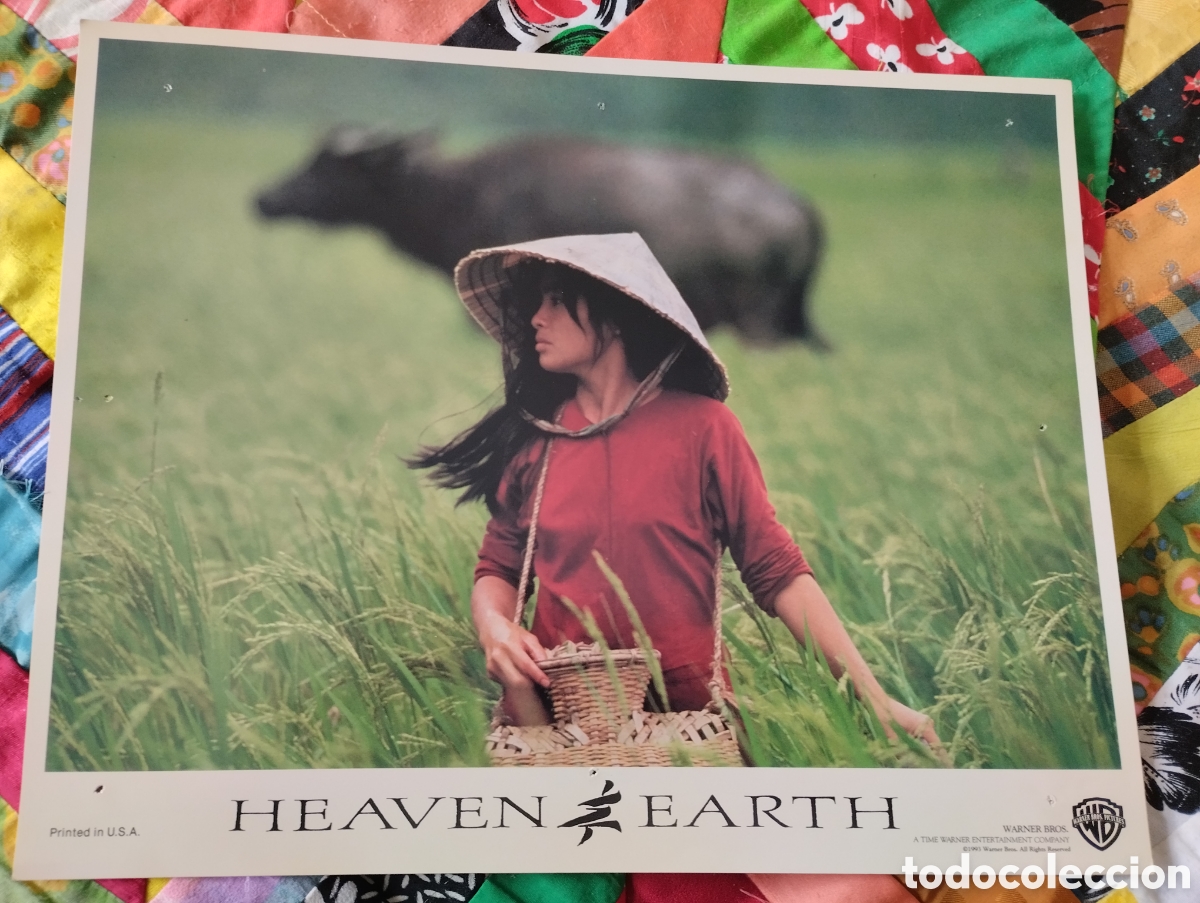 Cine: 8 LOBBY CARDS AMERICANOS - CIELO Y TIERRA 1993