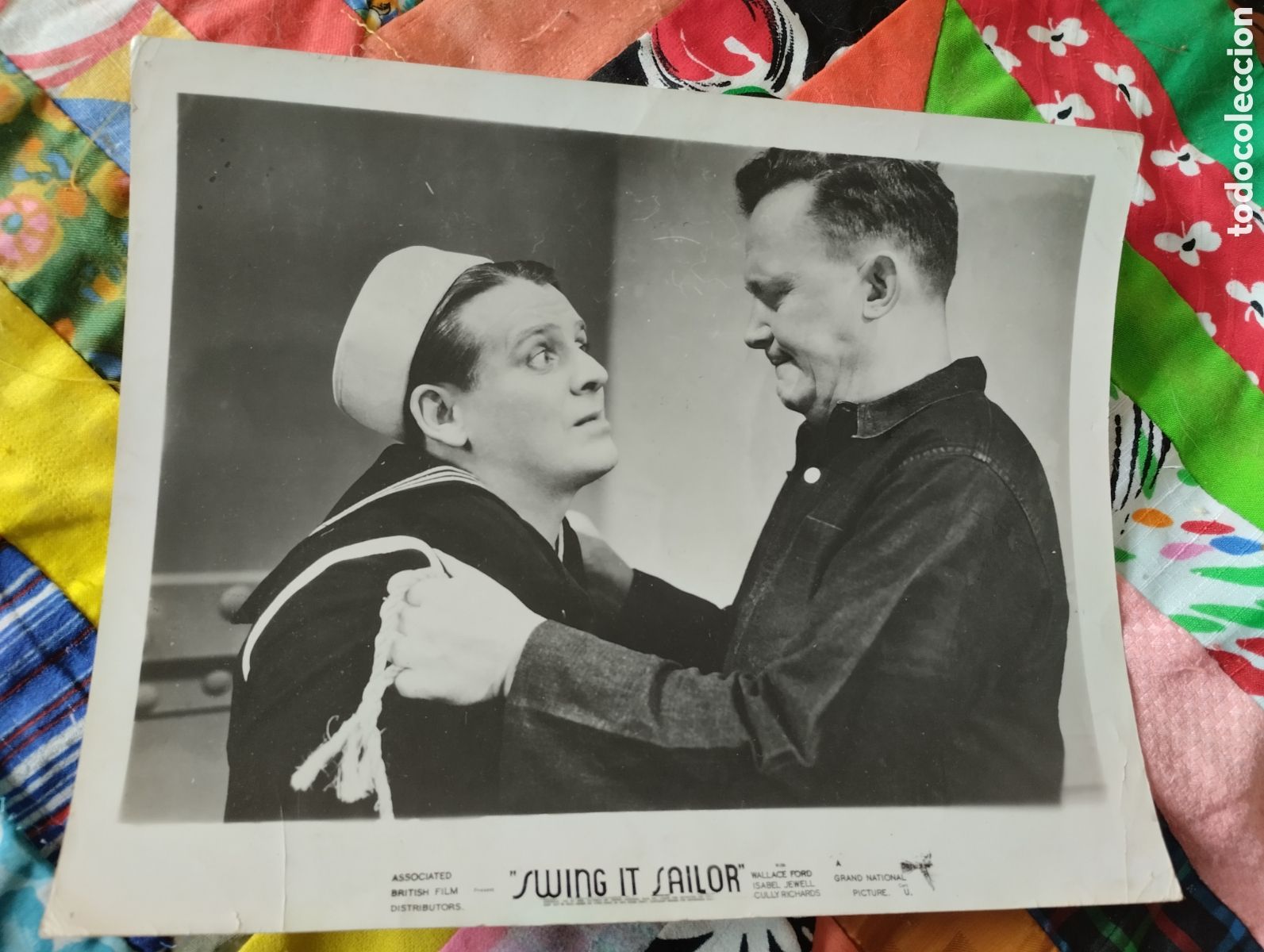 Cine: 3 LOBBY CARDS 25 X 20 DE REINO UNIDO - B&Aacute;ILALO MARINERO 1938