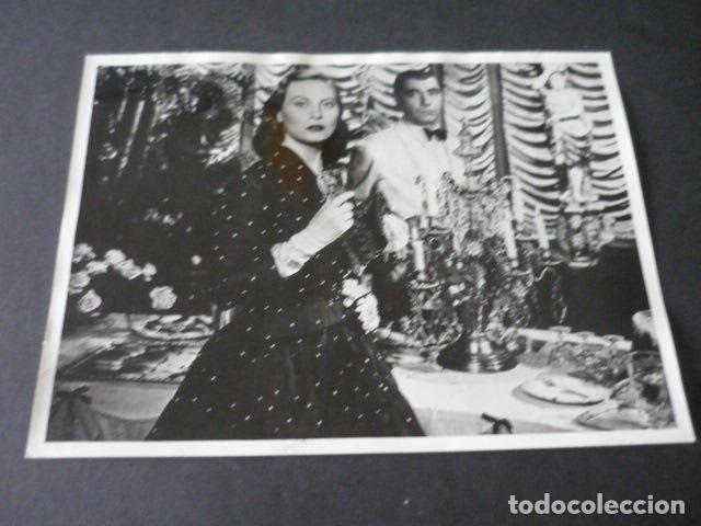 Cine: MICHELE MORGAN ACTRIZ ANTIGUA FOTOGRAFIA 20 X 24 CM