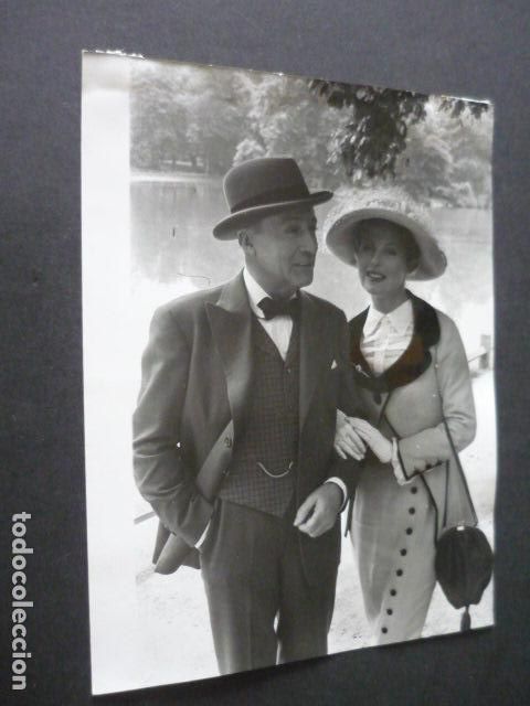 Cine: MICHELE MORGAN ACTRIZ CON CHARLES BOYER ANTIGUA FOTOGRAFIA 18 X 24 CM