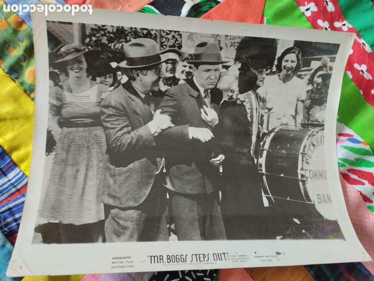 Cine: 5 LOBBY CARDS 25 X 20 - MR. BOGGS STEPS OUT 1938