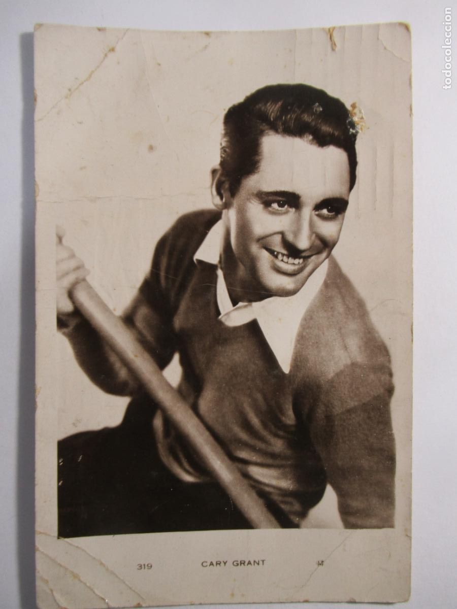 Cine: Postal Cary Grant - Escrita