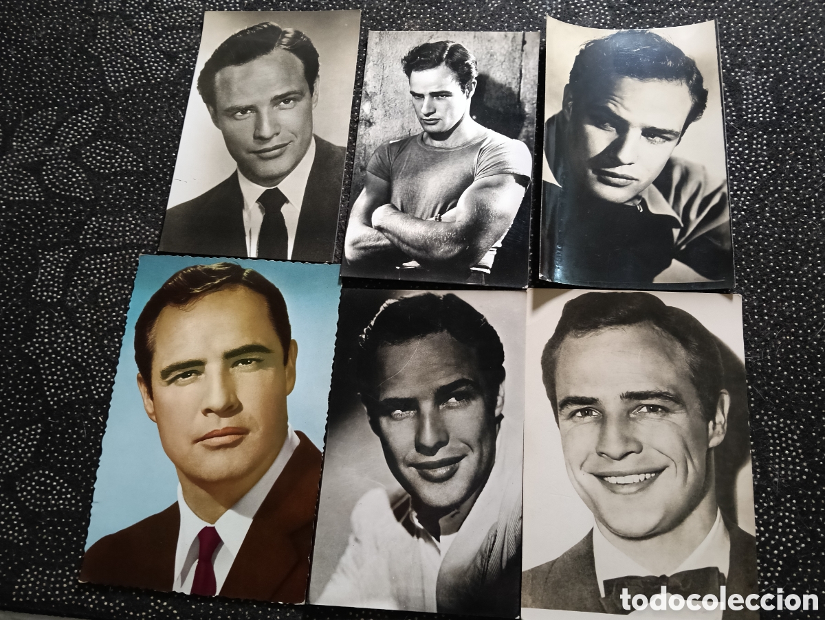 Cine: Lote de 6 fotos de Marlon Brando diferentes tan solo por 8&euro;.