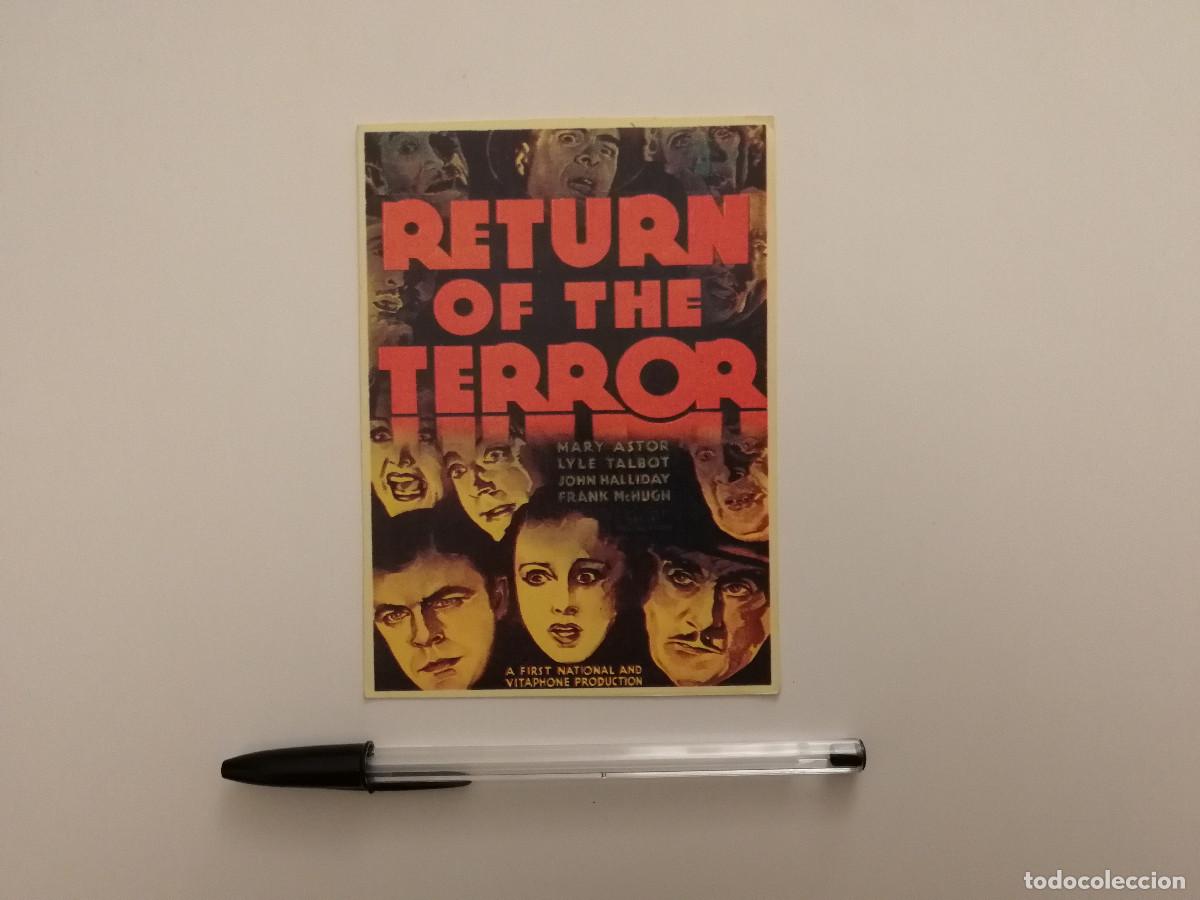 Cine: IMPRESO PAPEL -9*13- Return of the Terror - THRILLER - MARY ASTOR