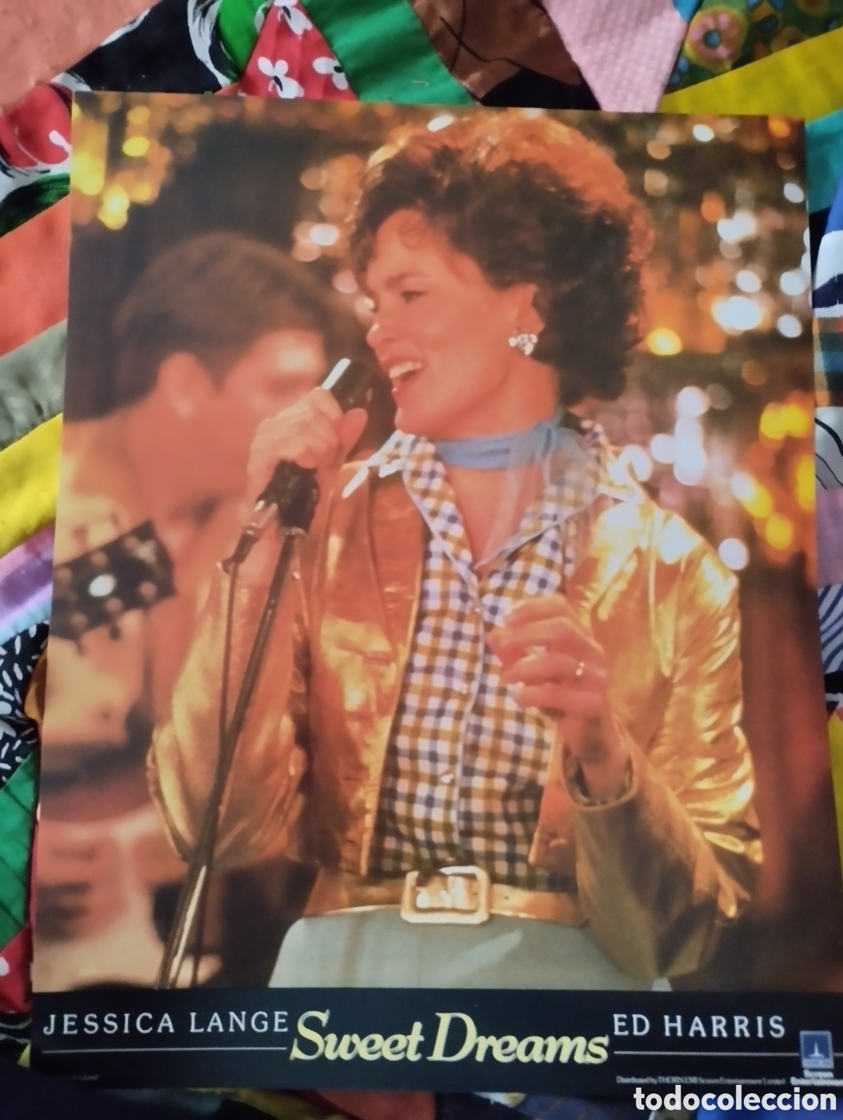 Cine: 8 LOBBY CARDS GRAN TAMA&Ntilde;O 36 X 28 DE REINO UNIDO - DULCES SUE&Ntilde;OS 1985 - JESSICA LANGE