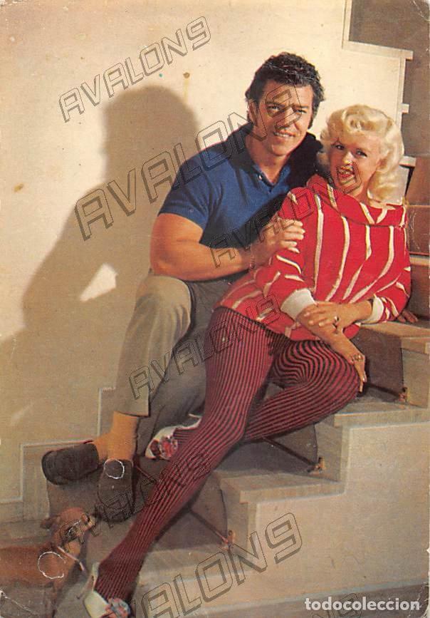 Cin&eacute;ma: Postal de Jayne Mansfield y Mikey Hartigay - Sin Circular
