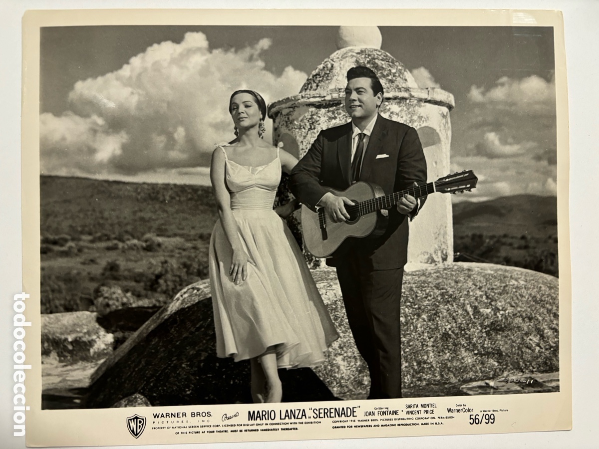 Cine: Foto original de Sara Montiel y Mario lanza dos pasiones y un amor