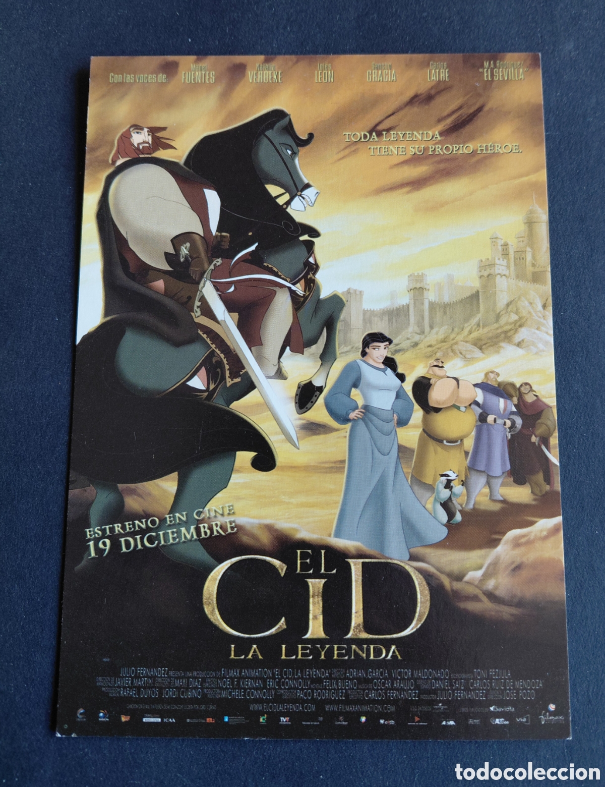 Cine: EL CID LA LEYENDA- SITGES 2003 -POSTALFREE