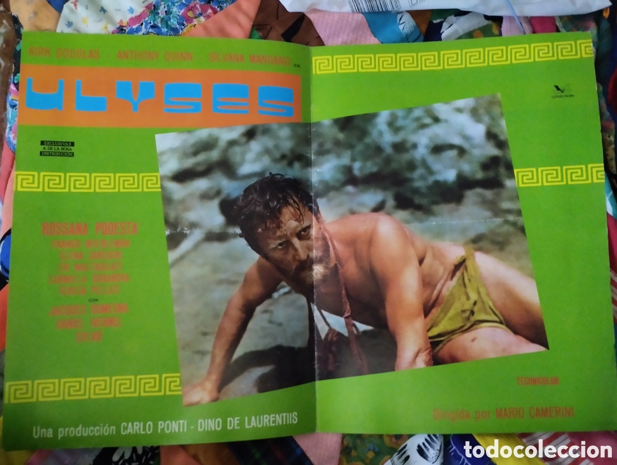 Cine: 6 FOTOCROMOS DE GRAN TAMA&Ntilde;O 47 X 36 - ULISES