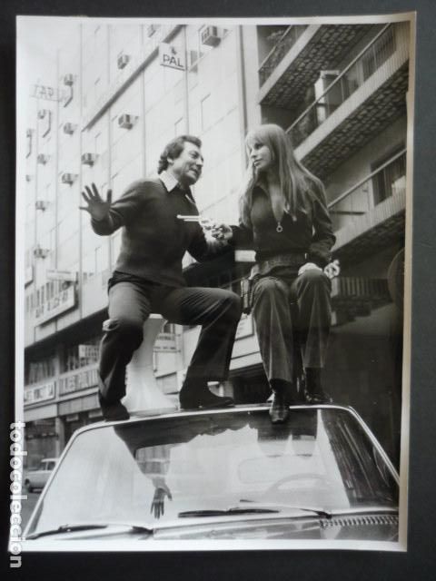 Cine: ESCENA PELICULA EL PADRINO Y SUS AHIJADAS ACTRIZ INGRID GARBO ANTIGUA FOTOGRAFIA 24 X 18 CM