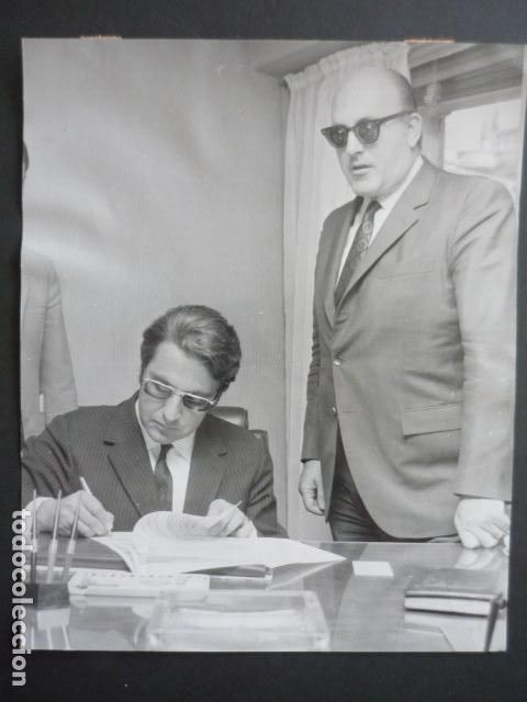 Cine: LEOPOLDO TORRE NILSSON DIRECTOR CINE Y RAFAEL MATEO ANTIGUA FOTOGRAFIA 20 X 25 CM