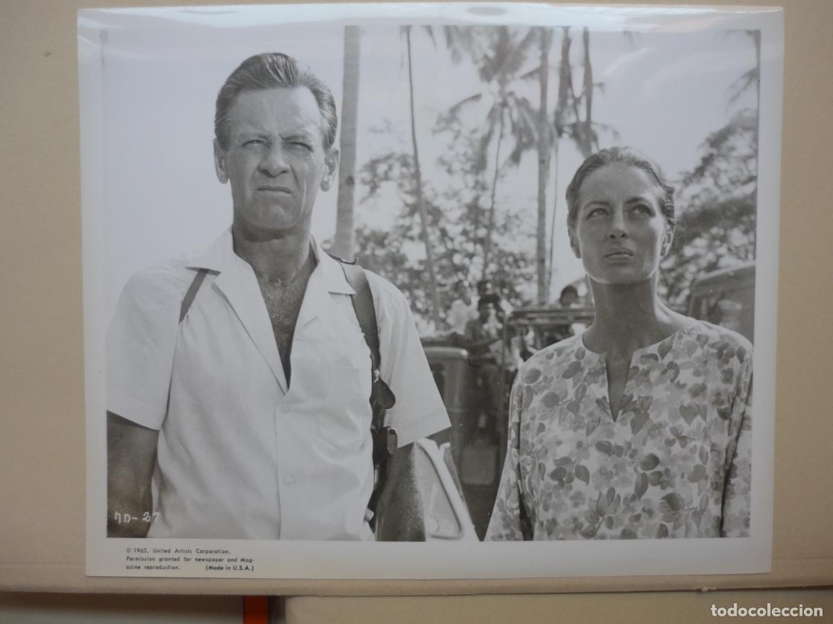 Cine: el septimo amanecer - foto original b/n - william holden capucine The 7th Dawn