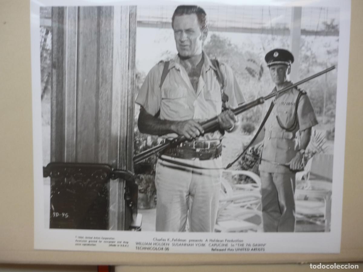 Cine: el septimo amanecer - foto original b/n - william holden Sydney Tafler The 7th Dawn