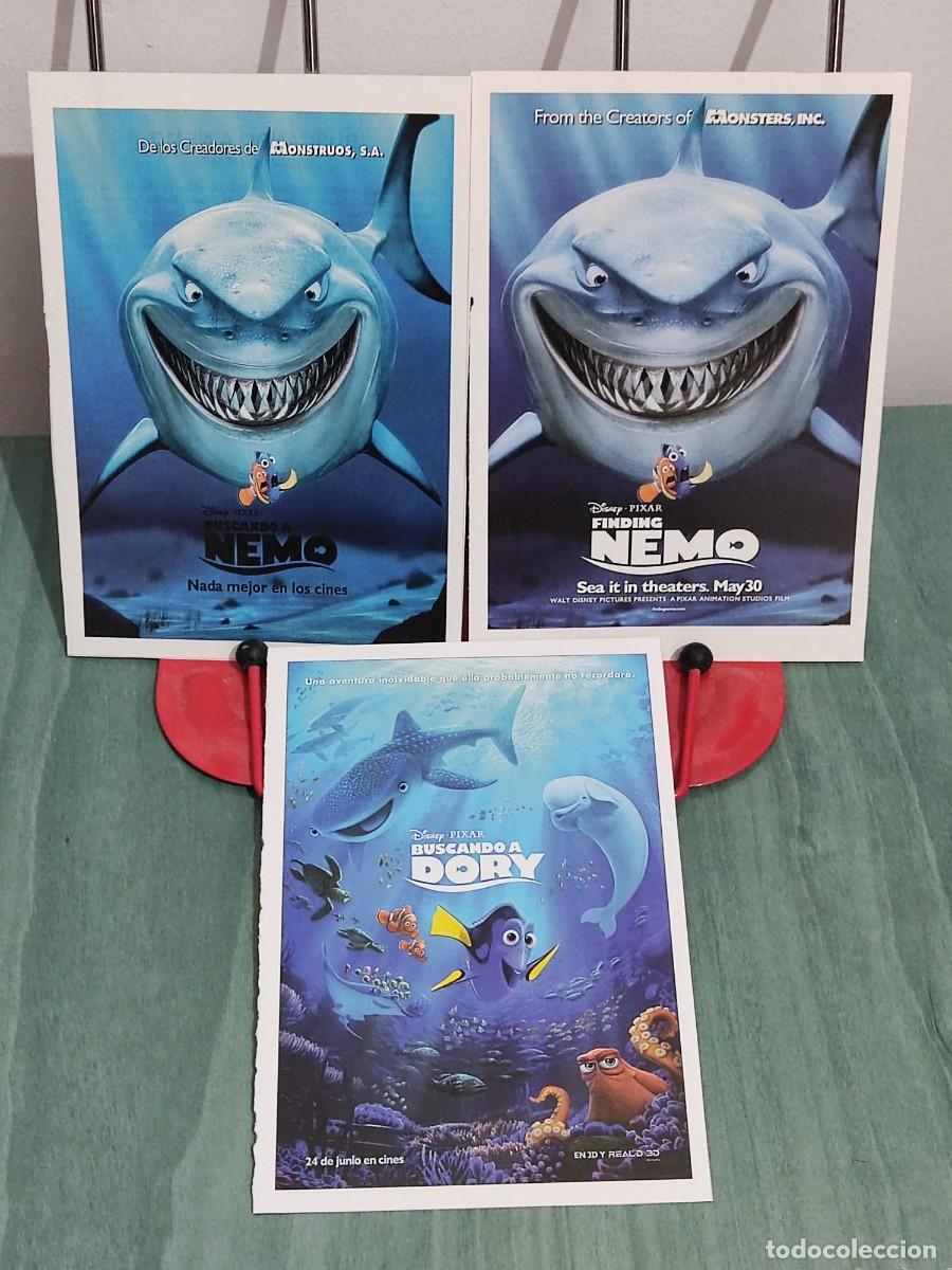 Cinema: Buscando a Nemo y Buscando a Dory . 3 Fichas revista Accion