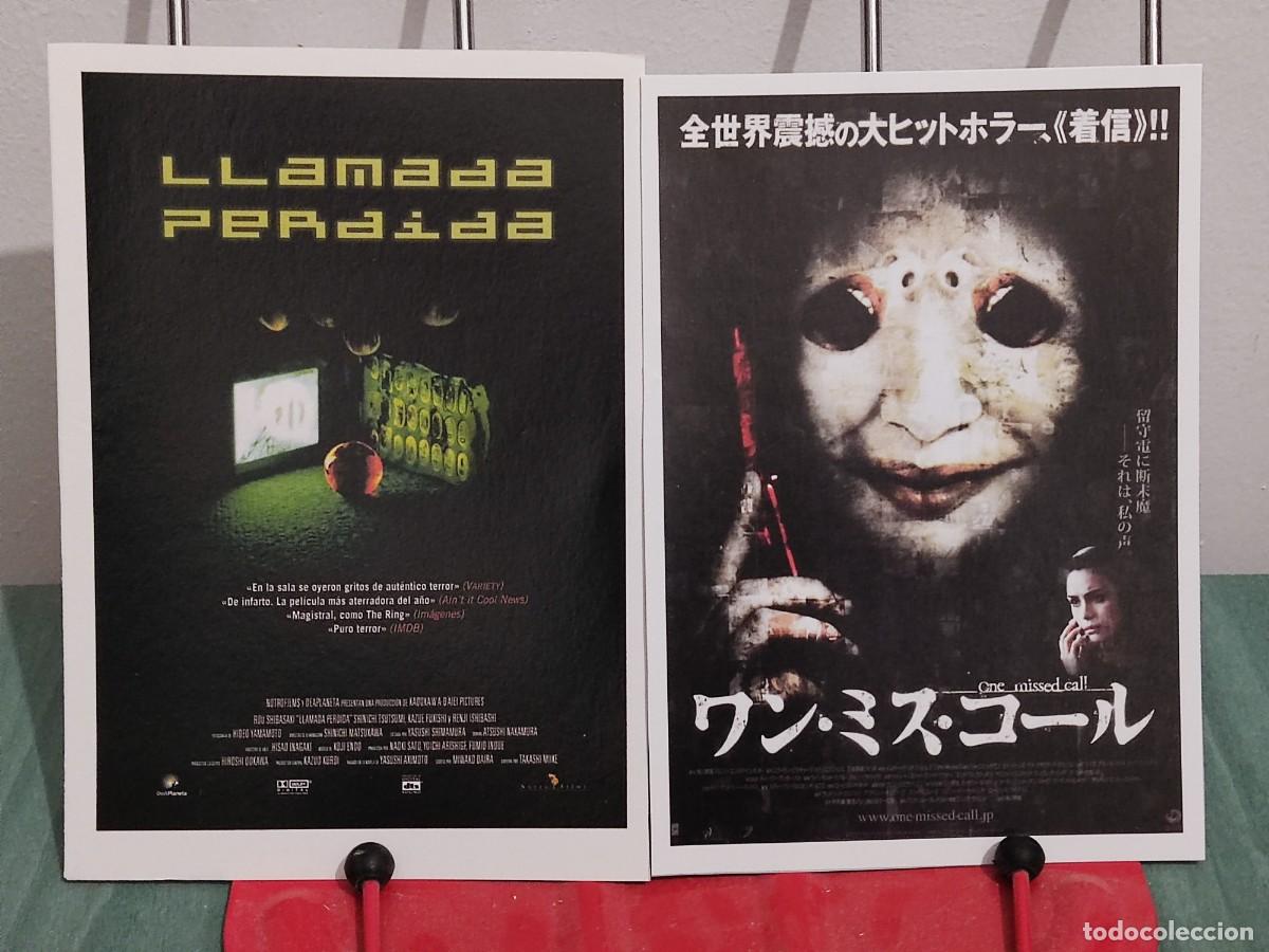 Cinema: Llamada perdida (Chakushin ari, One missed call) 2003 . 2 Fichas revista Accion cine