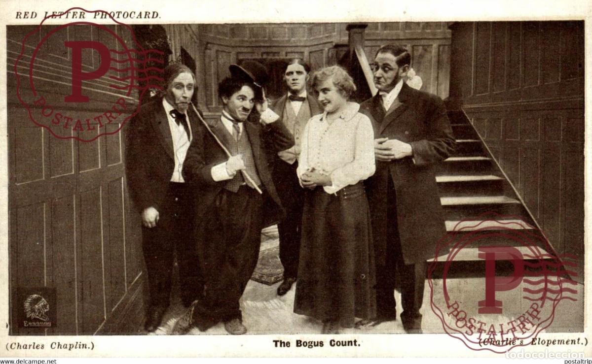 Cin&eacute;ma: CHARLES CHAPLIN Charlie the Bogus Count Charlies Elopement CINE CINEMA CIN&Eacute;MA