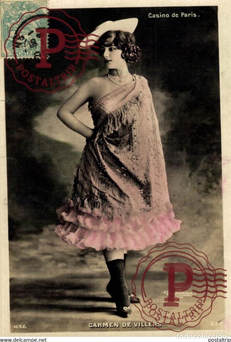 Cin&eacute;ma: Carmen de Villers Casino de Paris Artistas Artists Artistes