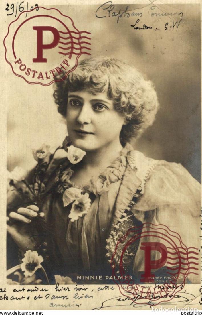 Cine: Minnie Palmer. FAMOSOS FAMOUS C&Eacute;L&Egrave;BRE