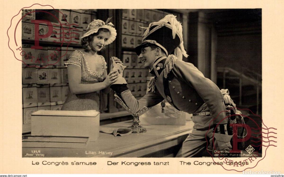 Cin&eacute;ma: THE CONGRESS DANCES. LILIAN HARVEY FAMOSOS FAMOUS C&Eacute;L&Egrave;BRE