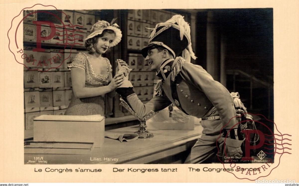 Cin&eacute;ma: THE CONGRESS DANCES. LILIAN HARVEY FAMOSOS FAMOUS C&Eacute;L&Egrave;BRE