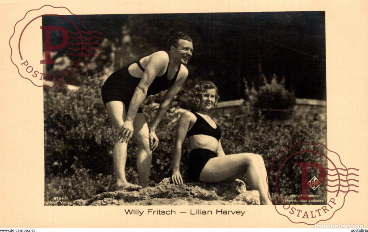 Cin&eacute;ma: WILLY FRITSCH. LILIAN HARVEY FAMOSOS FAMOUS C&Eacute;L&Egrave;BRE