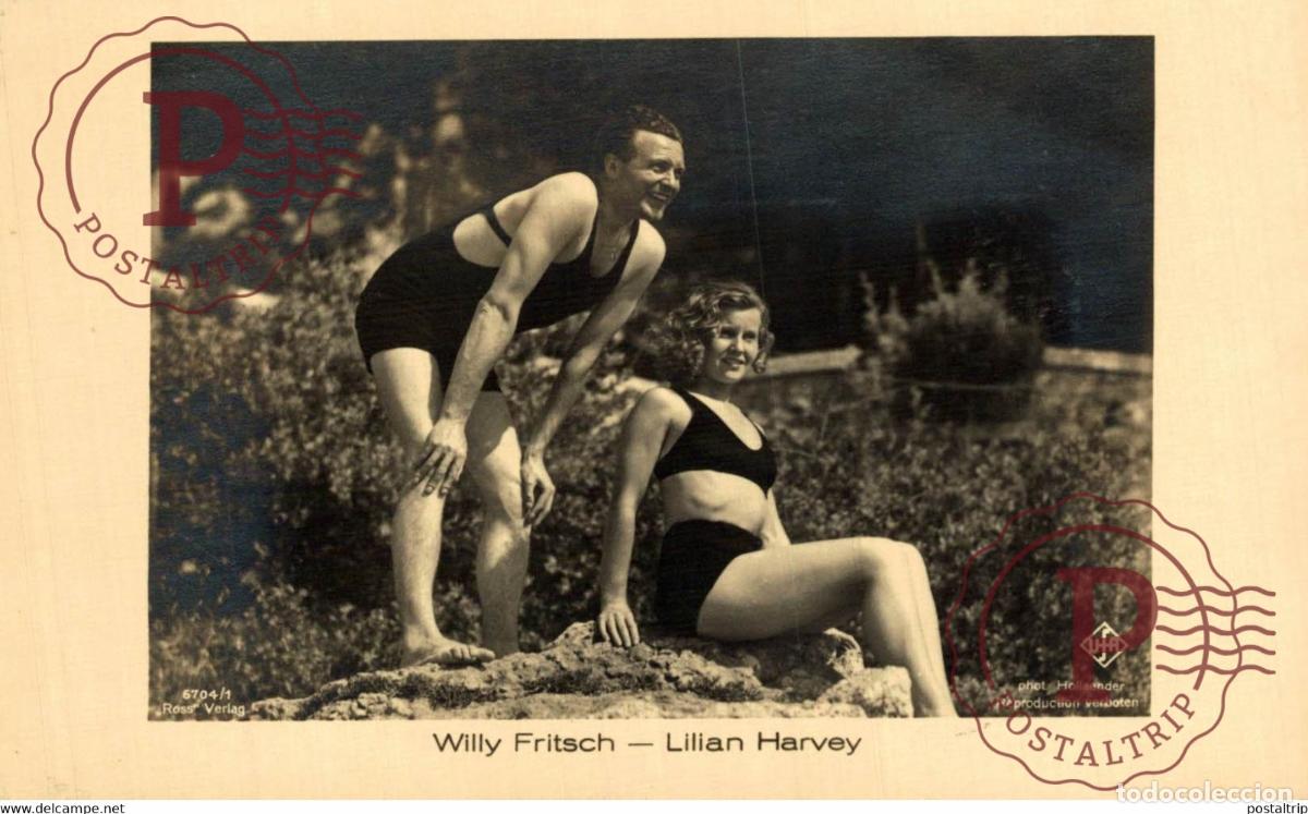 Cin&eacute;ma: WILLY FRITSCH. LILIAN HARVEY FAMOSOS FAMOUS C&Eacute;L&Egrave;BRE