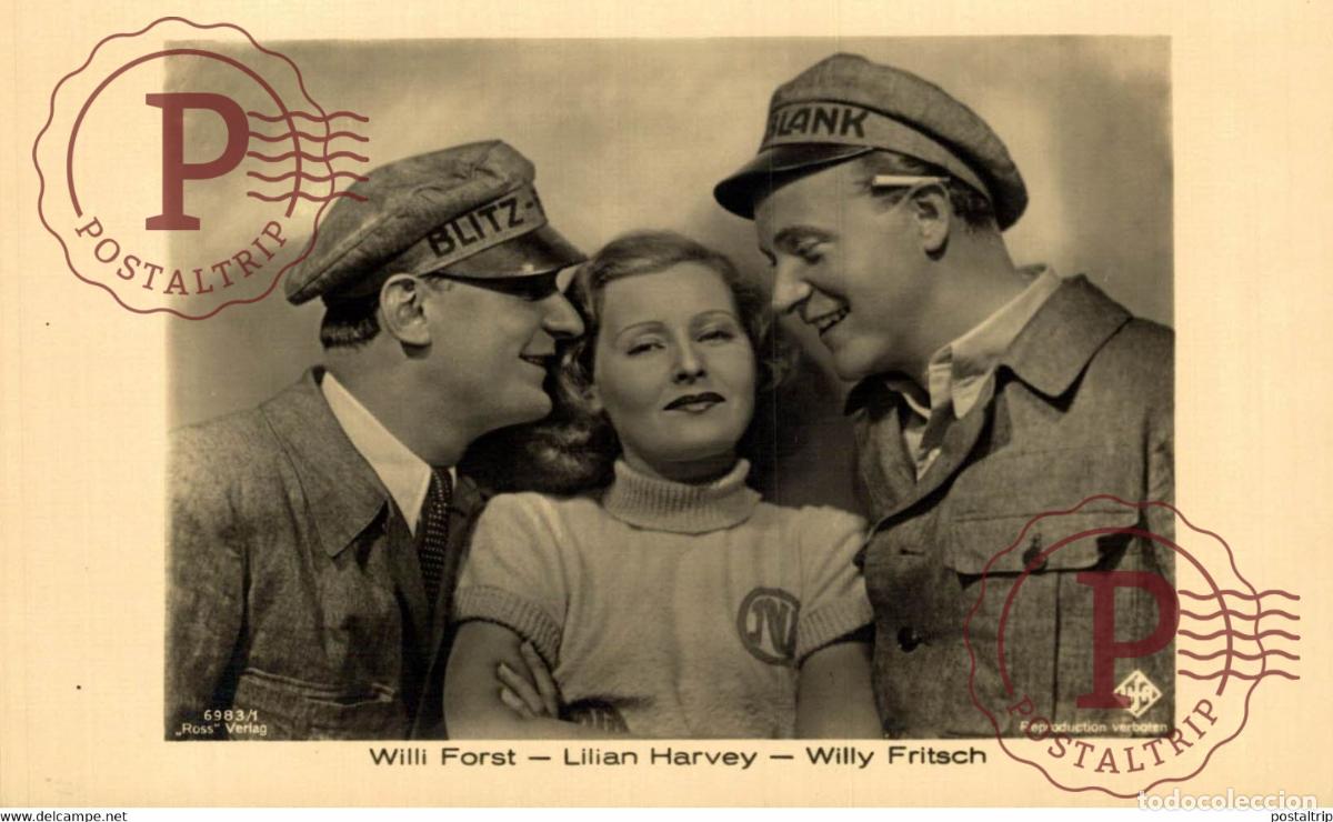 Cin&eacute;ma: WILLI FORST. WILLY FRITSCH. LILIAN HARVEY FAMOSOS FAMOUS C&Eacute;L&Egrave;BRE