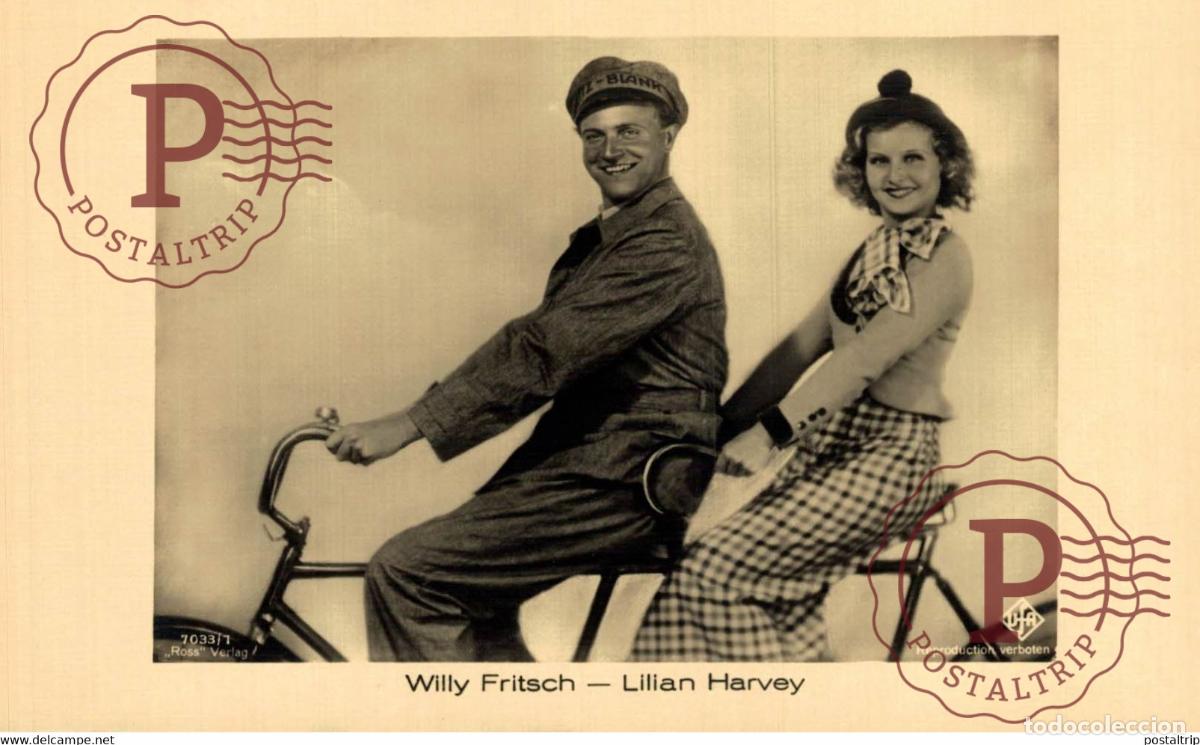 Cin&eacute;ma: WILLY FRITSCH. LILIAN HARVEY FAMOSOS FAMOUS C&Eacute;L&Egrave;BRE