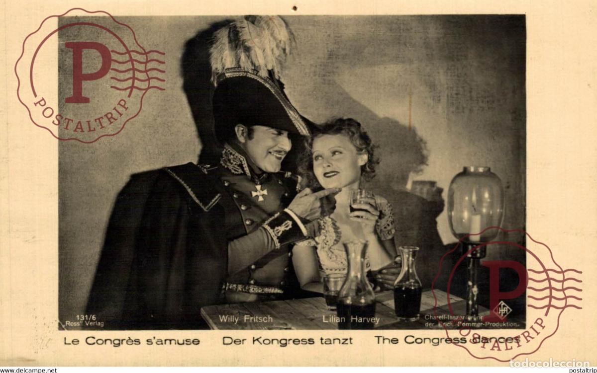 Cin&eacute;ma: THE CONGRESS DANCES. LILIAN HARVEY FAMOSOS FAMOUS C&Eacute;L&Egrave;BRE