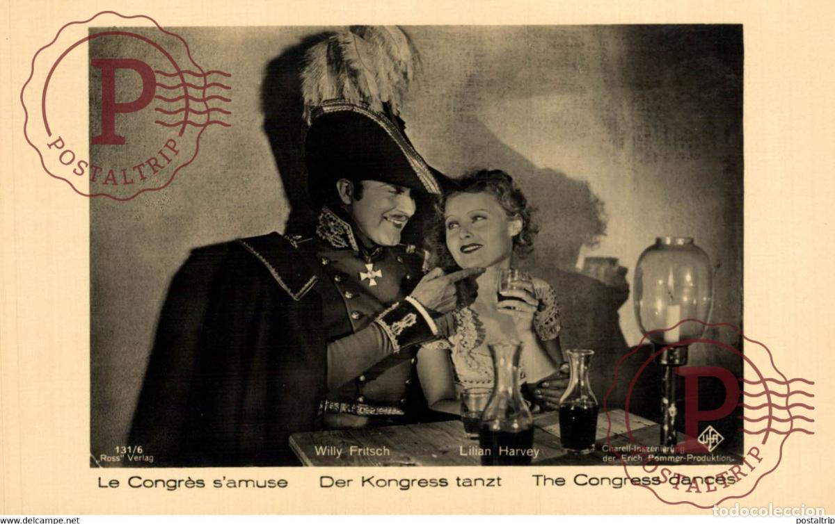 Cin&eacute;ma: THE CONGRESS DANCES. LILIAN HARVEY FAMOSOS FAMOUS C&Eacute;L&Egrave;BRE