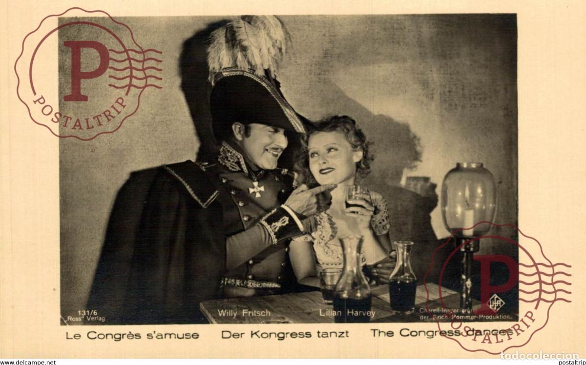 Cin&eacute;ma: THE CONGRESS DANCES. LILIAN HARVEY FAMOSOS FAMOUS C&Eacute;L&Egrave;BRE