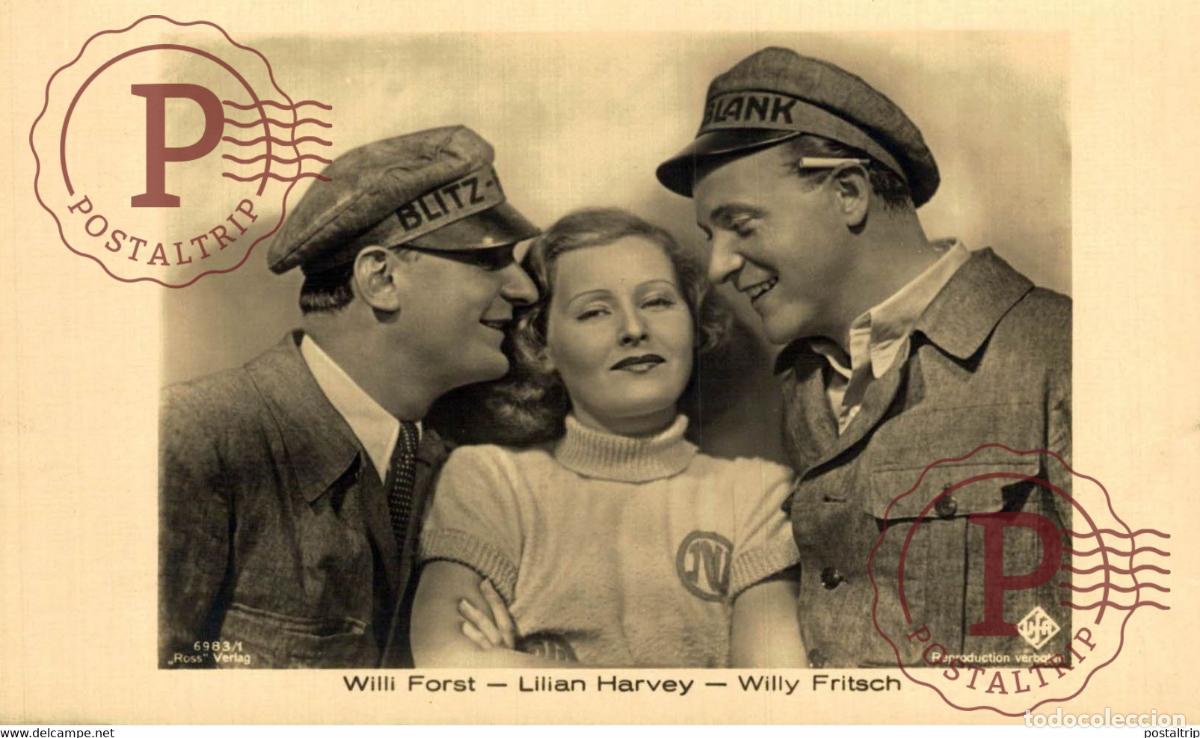 Cin&eacute;ma: WILLI FORST. WILLY FRITSCH. LILIAN HARVEY FAMOSOS FAMOUS C&Eacute;L&Egrave;BRE