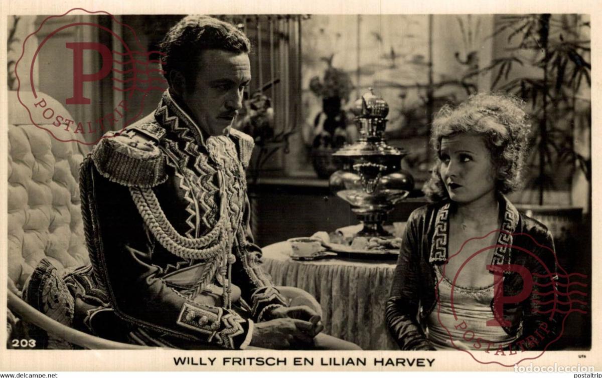 Cin&eacute;ma: WILLY FRITSCH. LILIAN HARVEY. FAMOSOS FAMOUS C&Eacute;L&Egrave;BRE