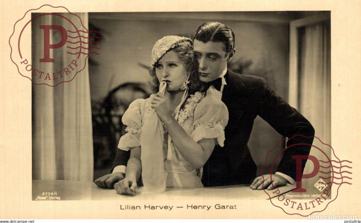 Cin&eacute;ma: HENRY GARAT. LILIAN HARVEY. FAMOSOS FAMOUS C&Eacute;L&Egrave;BRE