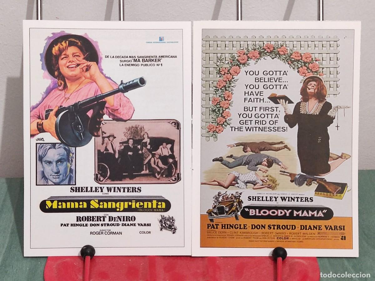 Cin&eacute;ma: Mama sangrienta (Bloody mama) . 2 Fichas revista Accion cine