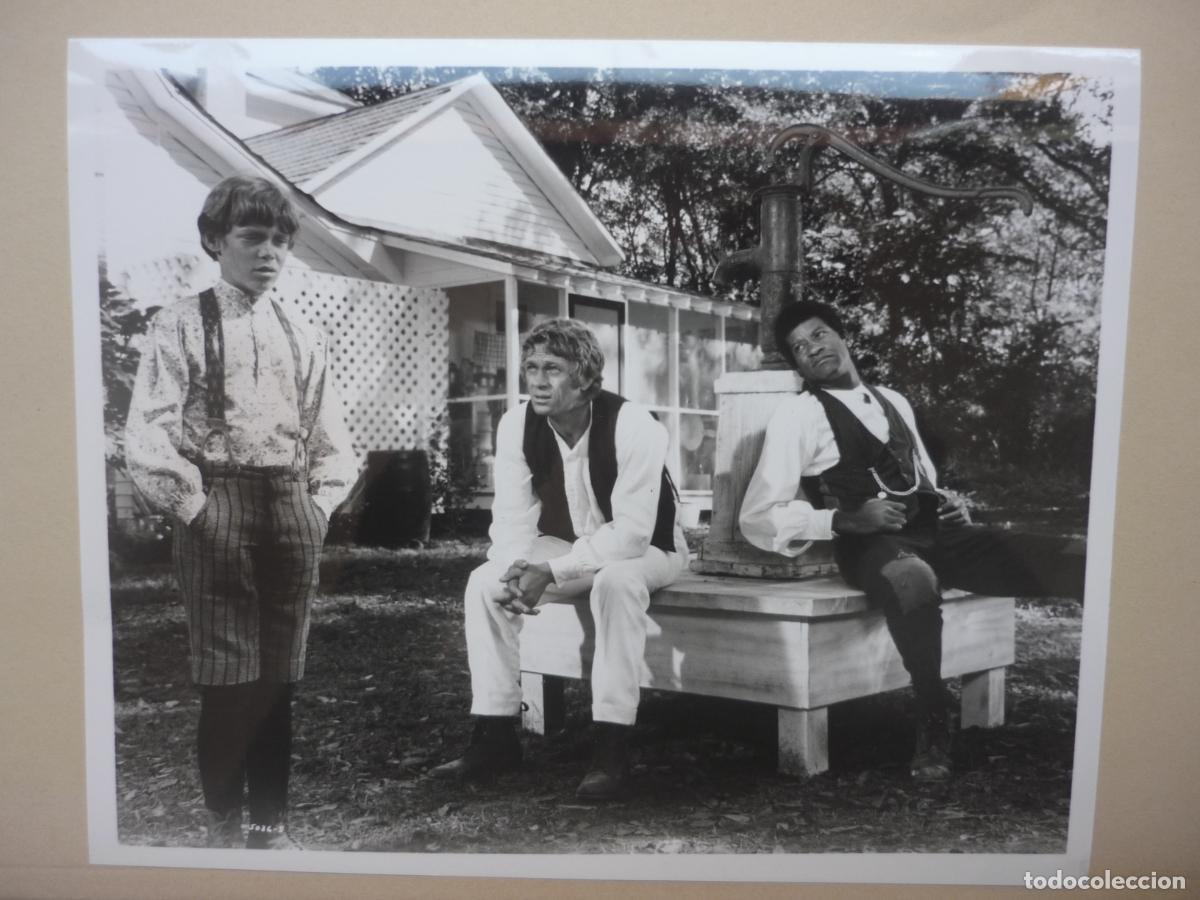 Cine: los rateros - foto original b/n - steve mcqueen Rupert Crosse - The Reivers - mark rydell film