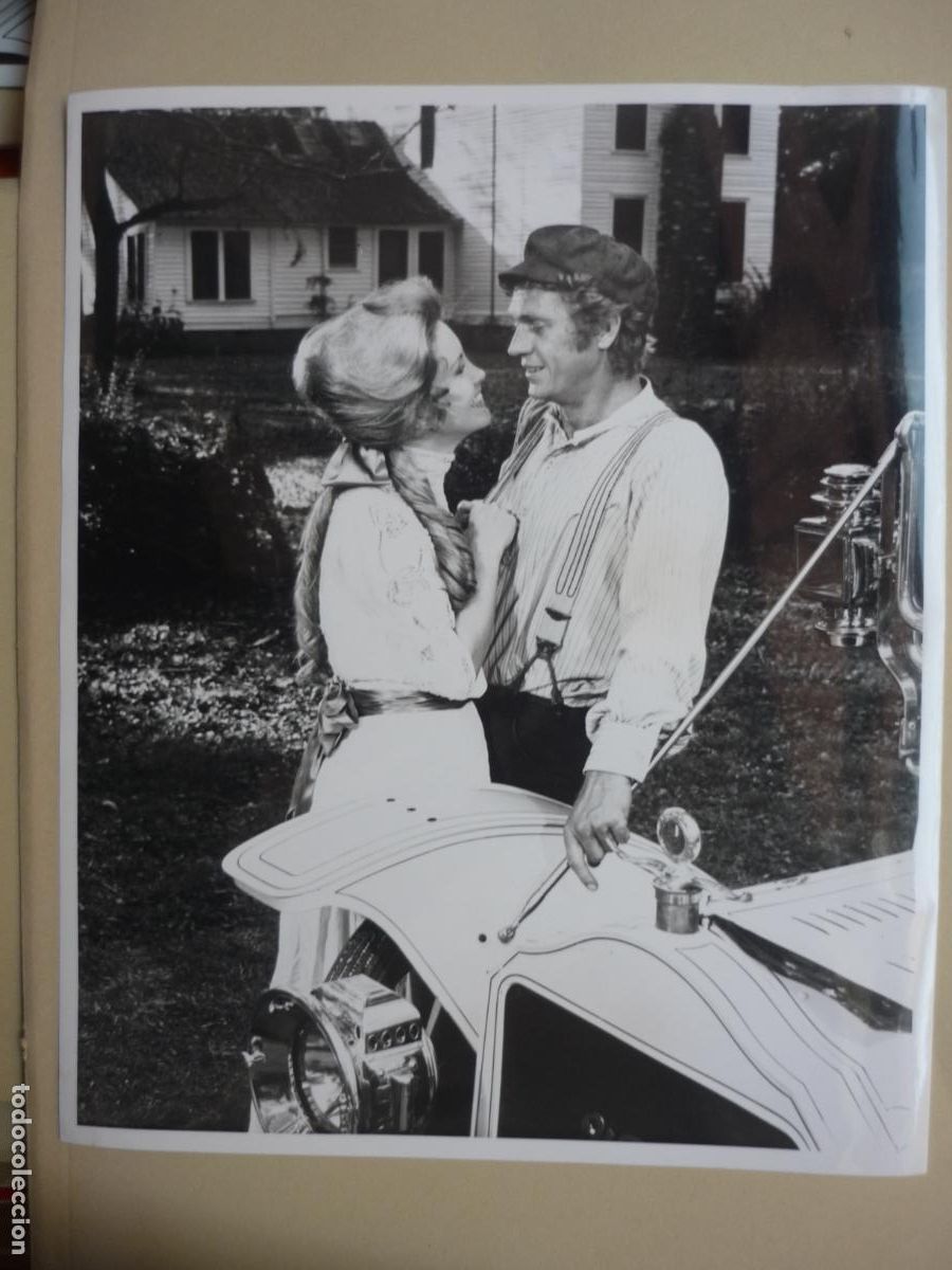 Cine: los rateros - foto original b/n - steve mcqueen Sharon Farrell - The Reivers - mark rydell film -