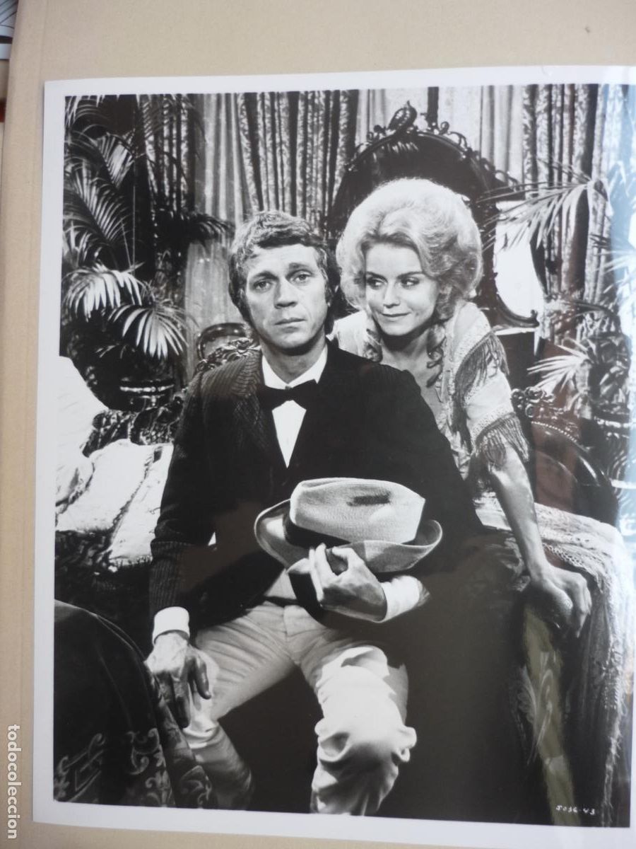 Cine: los rateros - foto original b/n - steve mcqueen Sharon Farrell - The Reivers - mark rydell film