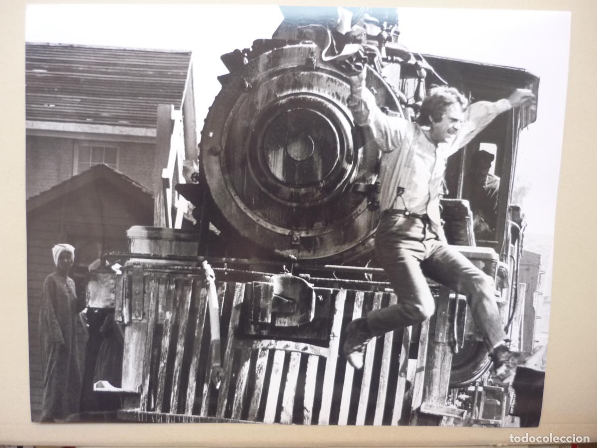 Cine: los rateros - foto original b/n - steve mcqueen - The Reivers - mark rydell film - train tren