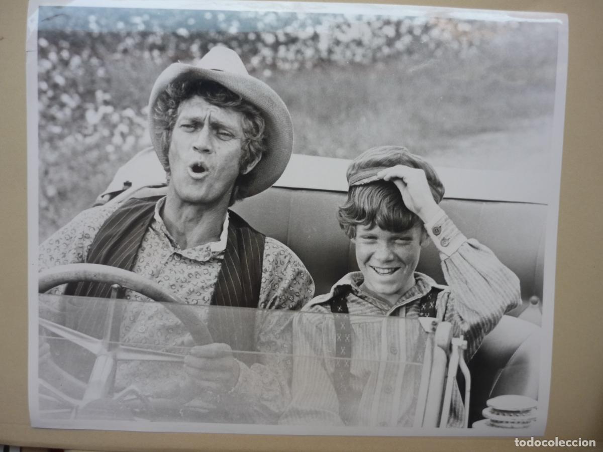 Cine: los rateros - foto original b/n - steve mcqueen Mitch Vogel - The Reivers - mark rydell film