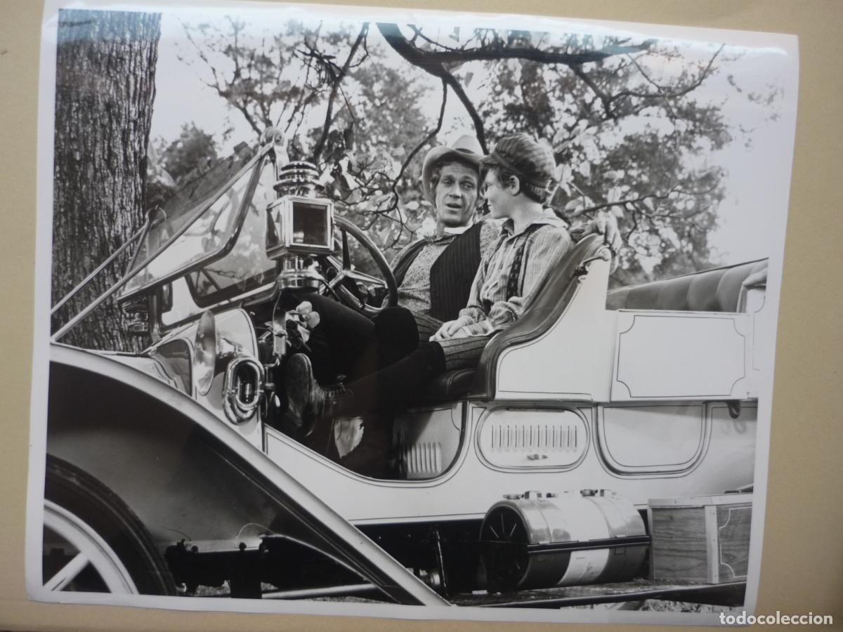 Cine: los rateros - foto original b/n - steve mcqueen Mitch Vogel - The Reivers - mark rydell film