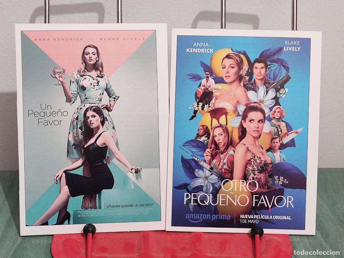 Cinema: Un peque&ntilde;o favor y Otro peque&ntilde;o favor . 2 Fichas revista Accion cine