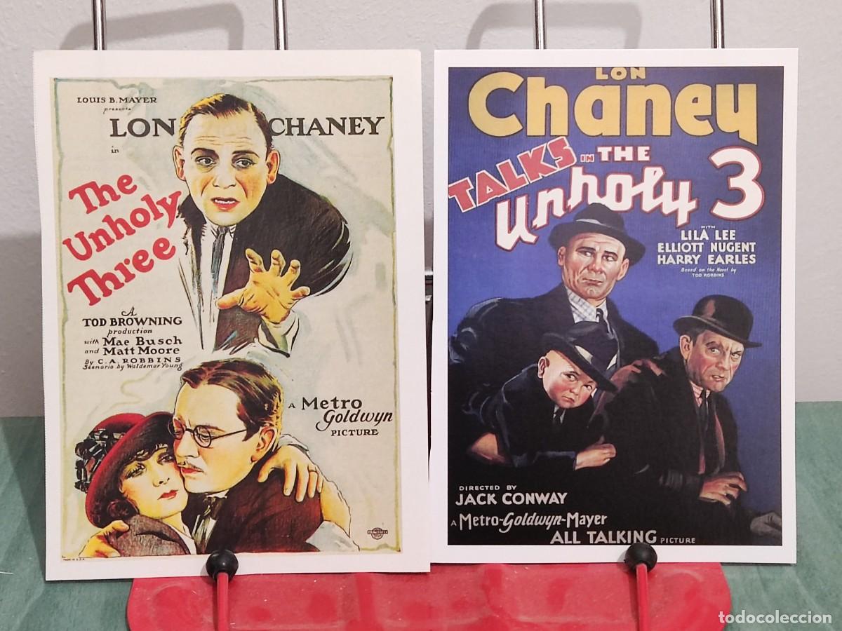Cinema: El trio fantastico (The unholy three) 1925 y 1931 . 2 Fichas revista Accion cine