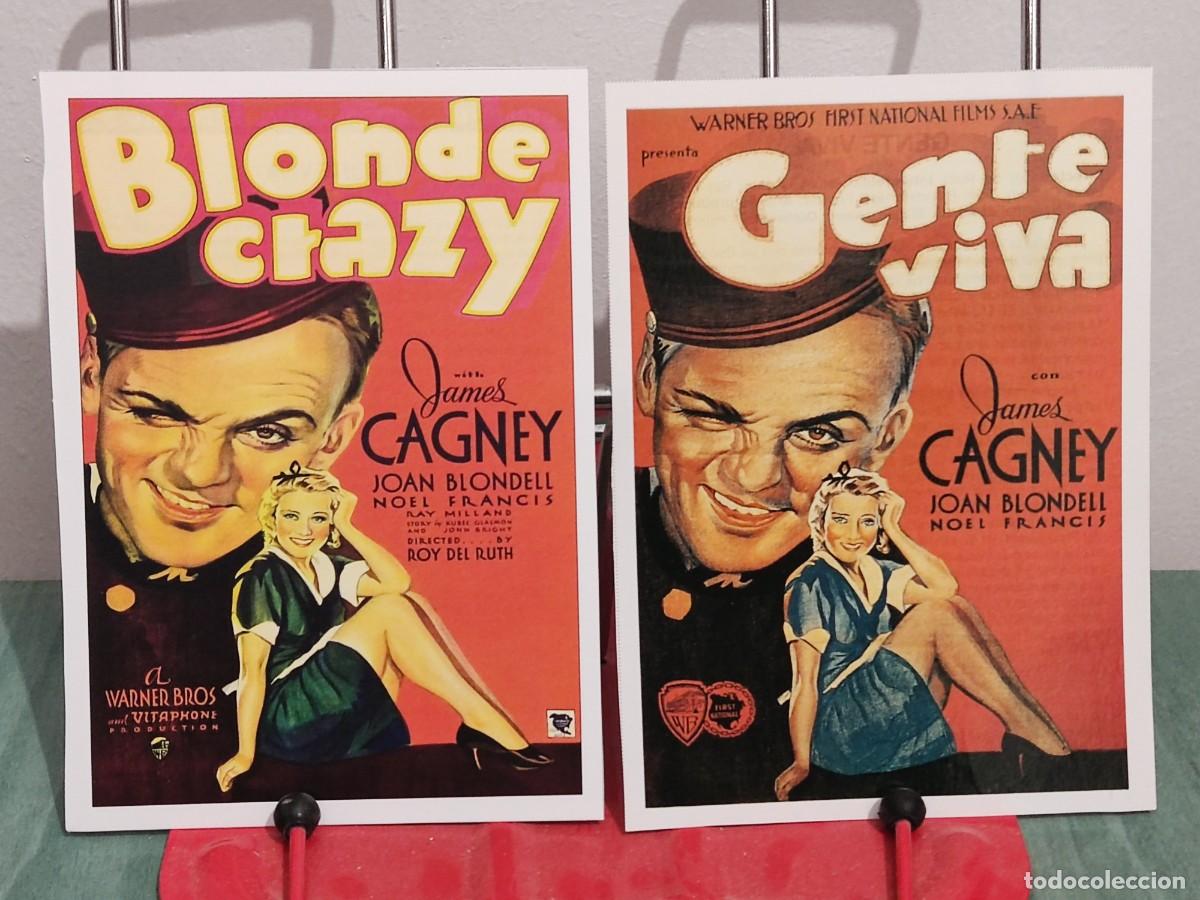 Cinema: Gente viva (Blonde crazy) . 2 Fichas revista Accion cine