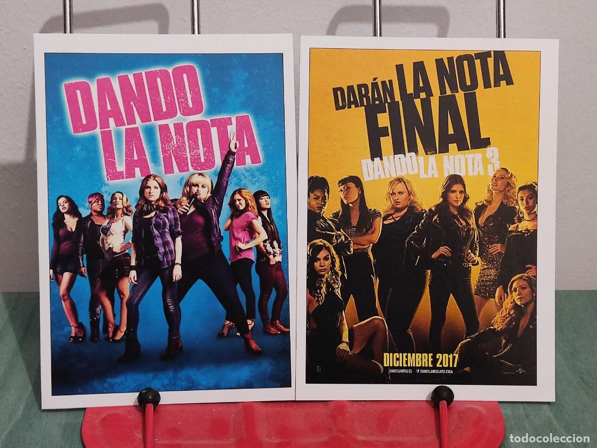 Cine: Dando la nota 1 y 3 . 2 Fichas revista Accion cine