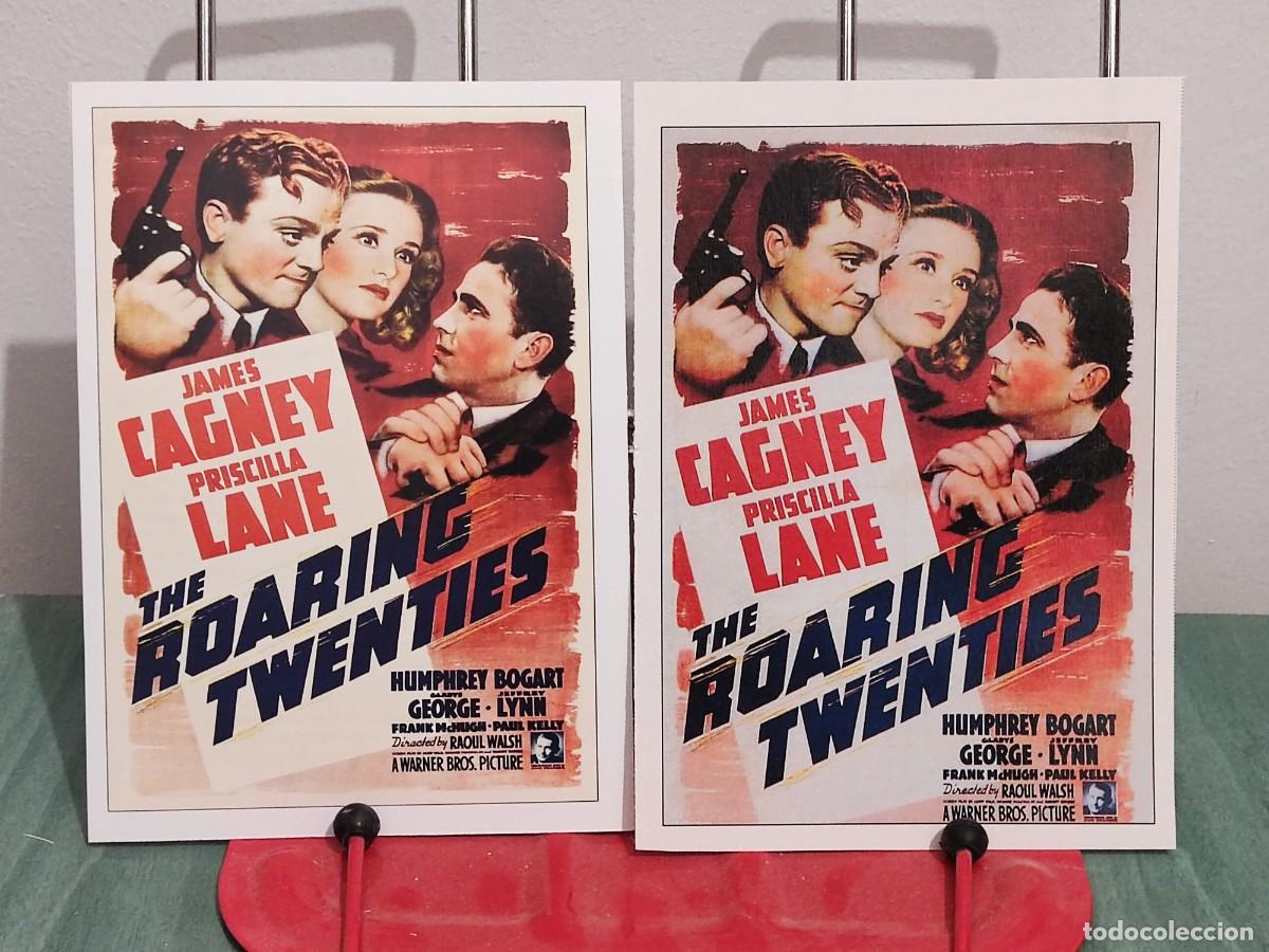 Cinema: Los violentos a&ntilde;os veinte (The roaring twenties) . 2 Fichas revista Accion