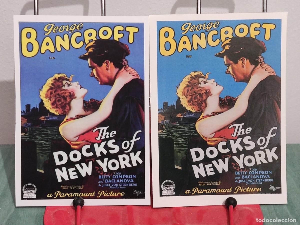 Cinema: Los muelles de Nueva York (The docks of New York) . 2 Fichas revista Accion cine
