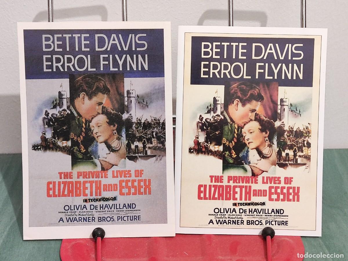 Kino: La vida privada de Elizabeth y Essex (The private lives of ...) . 2 Fichas revista Accion