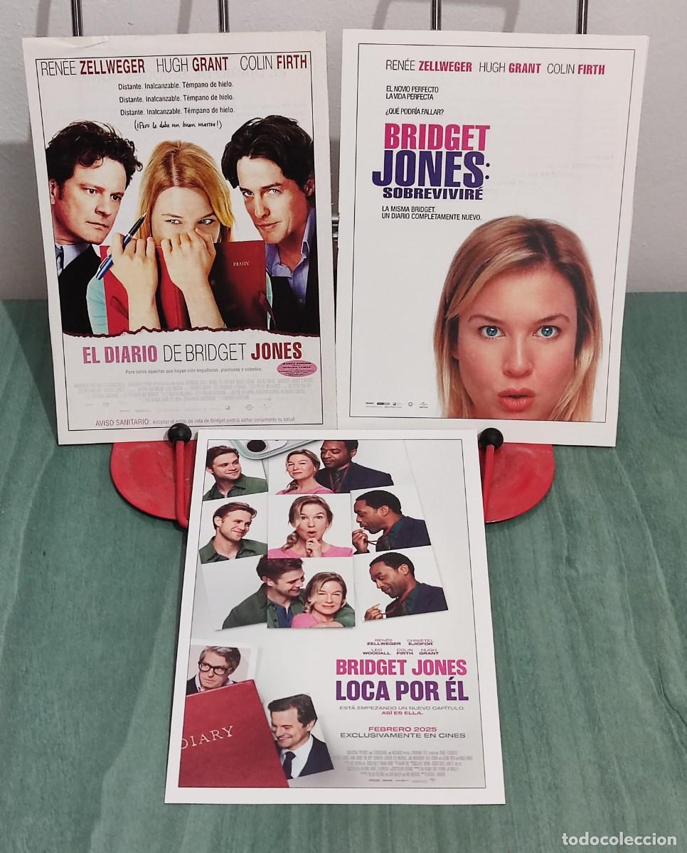 Cinema: El diario de Bridget Jones, Sobrevivire y Loca por el . 3 Fichas revista Accion